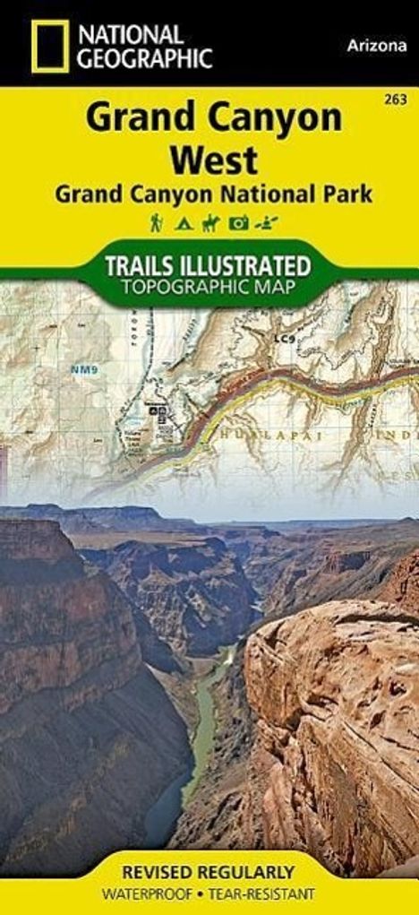National Geographic Maps: Grand Canyon West Map [Grand Canyon National Park], Karten