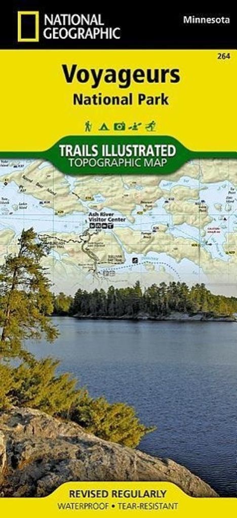National Geographic Maps: Voyageurs National Park Map, Karten