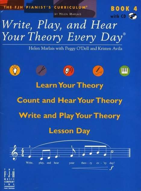 Helen Marlais: Write, Play, And Hear Your Theory Every Day - Book 4, Noten