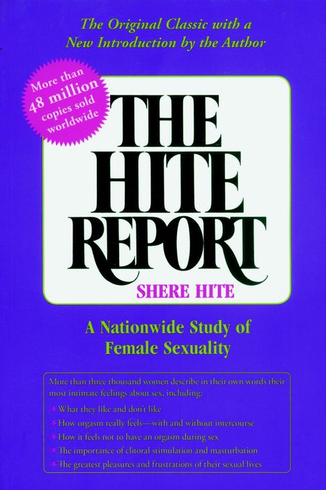 Shere Hite: The Hite Report, Buch