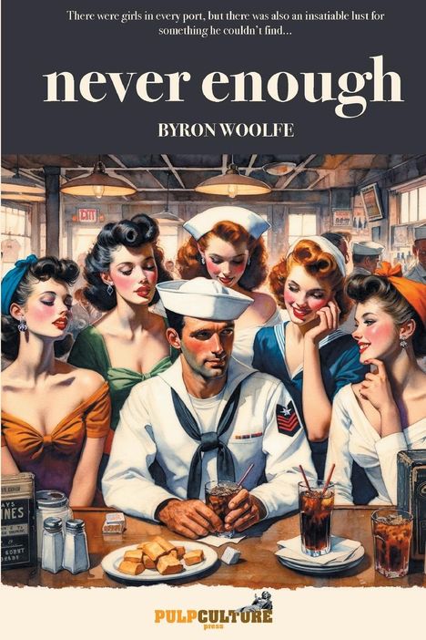 Byron Woolfe: Never Enough, Buch