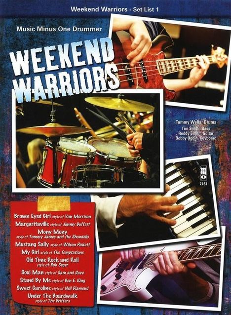 Weekend Warriors, Set List 1, Drums, Noten