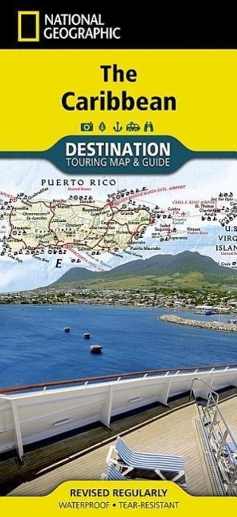 National Geographic Maps: Caribbean Map, Karten