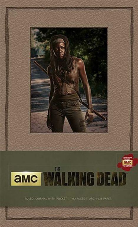 Amc: The Walking Dead Hardcover Ruled Journal - Michonne, Buch