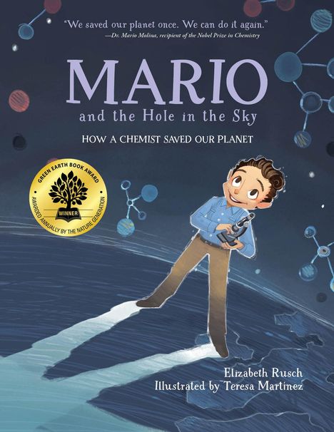 Elizabeth Rusch: Mario and the Hole in the Sky, Buch