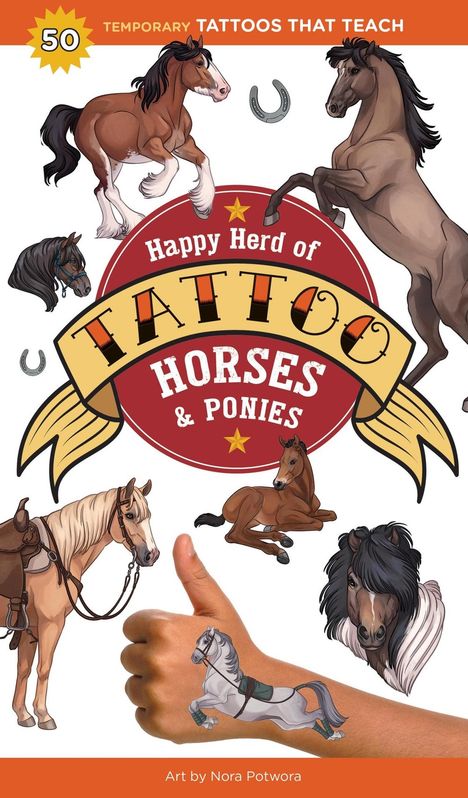 Editors Of Storey Publishing: Happy Herd of Tattoo Horses &amp; Ponies, Buch