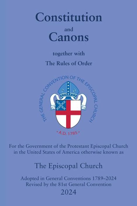 The Episcopal Church: Constitution and Canons, Buch