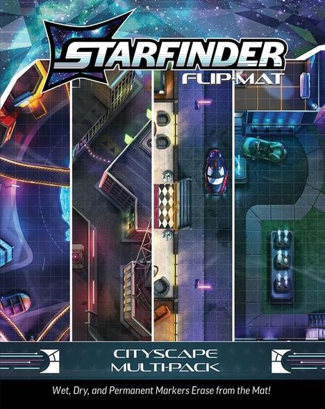 Damien Mammoliti: Starfinder Flip-Mat: Cityscape Multi-Pack, Buch