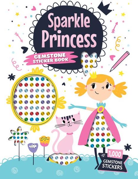 Clorophyl Editions: Sparkle Princess Gemstone Sticker Book, Buch