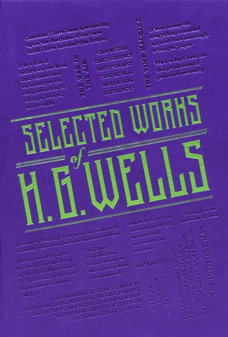 H. G. Wells: Selected Works of H. G. Wells, Buch