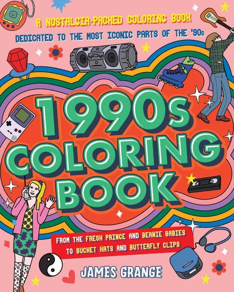 James Grange: The 1990s Coloring Book, Buch