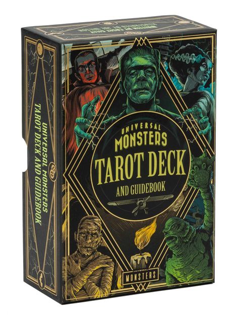 Insight Editions: Universal Monsters Tarot Deck and Guidebook, Diverse