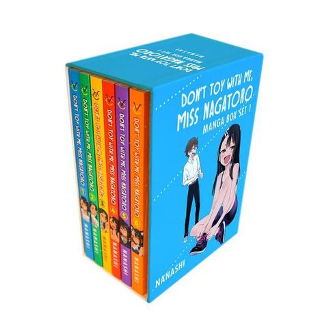 Nanashi: Don't Toy with Me, Miss Nagatoro Manga Box Set 1, 6 Bücher