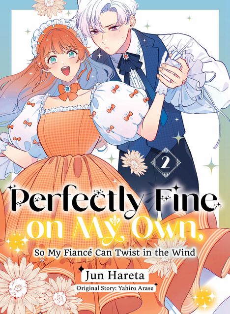 "Perfectly Fine on My Own" steht groß auf einer Manga-Cover-Illustration mit einem lachenden Mädchen und einem jungen Mann.