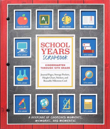 Editors Of Thunder Bay Press: School Years Scrapbook, Buch