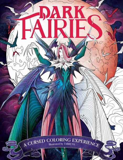 Dark Fairies Coloring, Buch