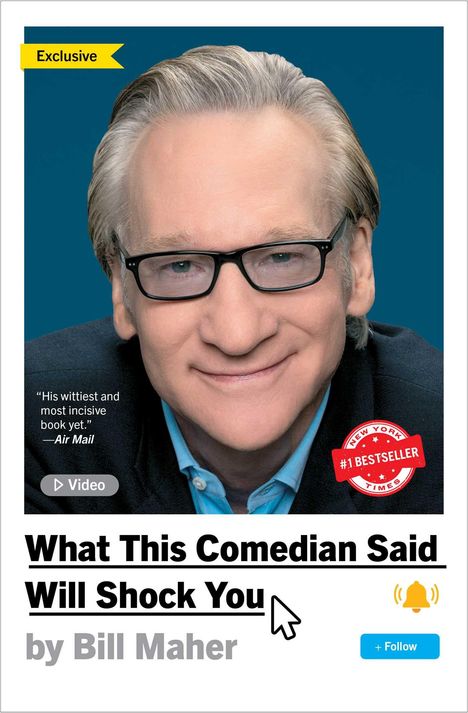 Bill Maher: What This Comedian Said Will Shock You, Buch