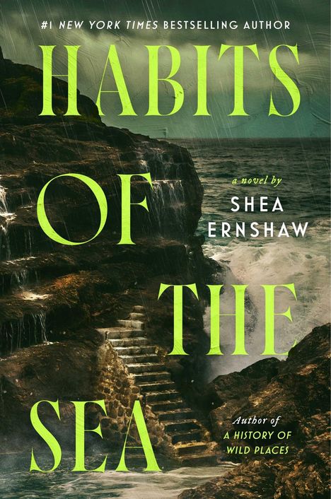 "Habits of the Sea" von Shea Ernshaw; Treppen führen an einer stürmischen Küste hinunter.