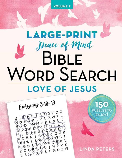 Linda Peters: Peace of Mind Bible Word Search Love of Jesus, Buch