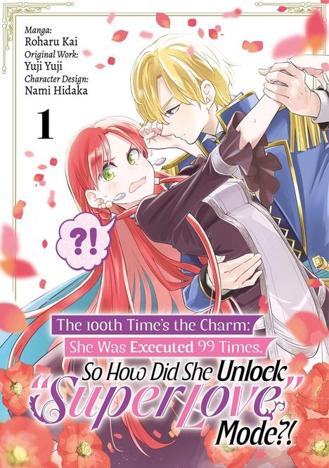 Cover-Illustration von Manga. Ein blonder Mann hält eine Frau mit roten Haaren fest. Texte beschreiben Autor und Titel.