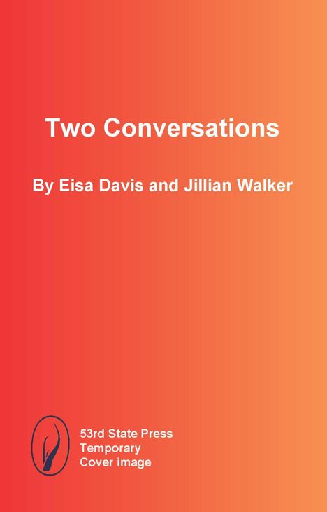 Eisa Davis: Two Conversations, Buch