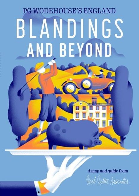 Robert Bruce: Blandings and Beyond: Pg Wodehouse's England, Karten