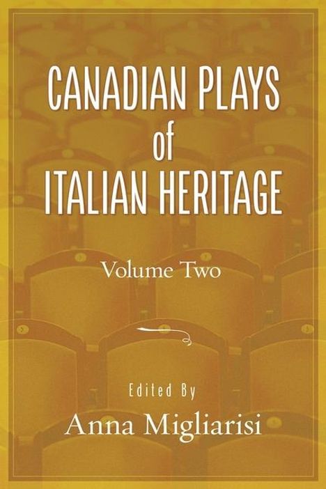 Canadian Plays of Italian Heritage, Buch