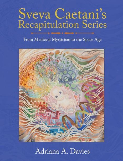 "Sveva Caetani's Recapitulation Series: From Medieval Mysticism to the Space Age" von Adriana A. Davies. Ein Gemälde mit abstrakten Motiven.