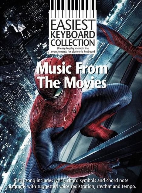 Easiest Keyboard Collection: Music From The Movies, Noten