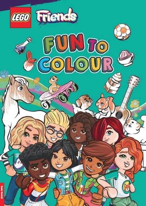 Buster Books: LEGO® Friends: Fun to Colour, Buch