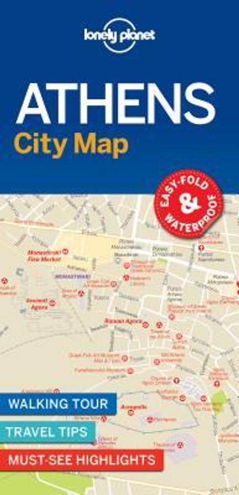 Lonely Planet: Lonely Planet Athens City Map, Karten