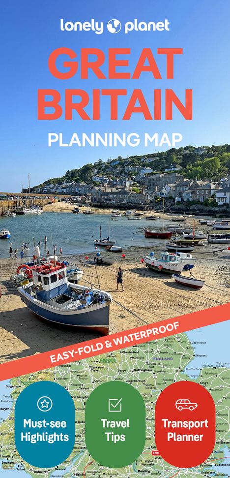 Lonely Planet: Lonely Planet Great Britain Planning Map, Karten