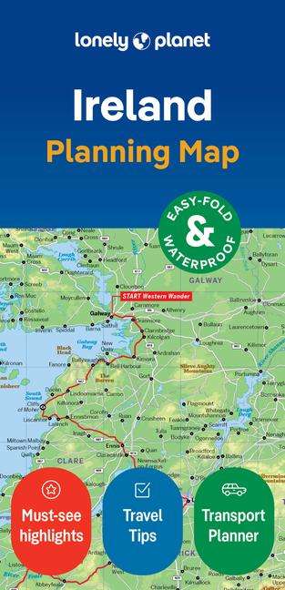 Lonely Planet: Lonely Planet Ireland Planning Map, Karten