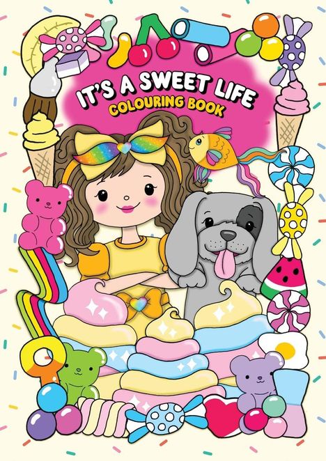 Amanda Whale: It's a Sweet Life Colouring Book, Buch