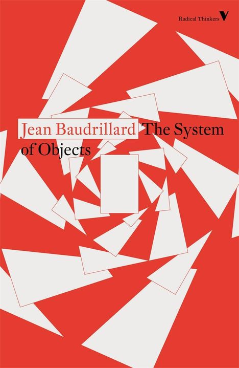 Jean Baudrillard: The System of Objects, Buch