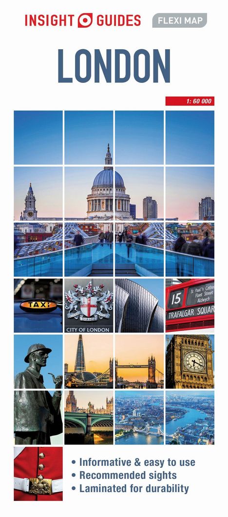 Insight Guides: Insight Guides Flexi Map London (Insight Maps), Karten