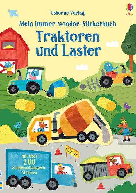 Hannah Watson: Mein Immer-wieder-Stickerbuch: Traktoren und Laster, Buch