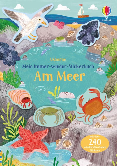 Jessica Greenwell: Mein Immer-wieder-Stickerbuch: Am Meer, Buch