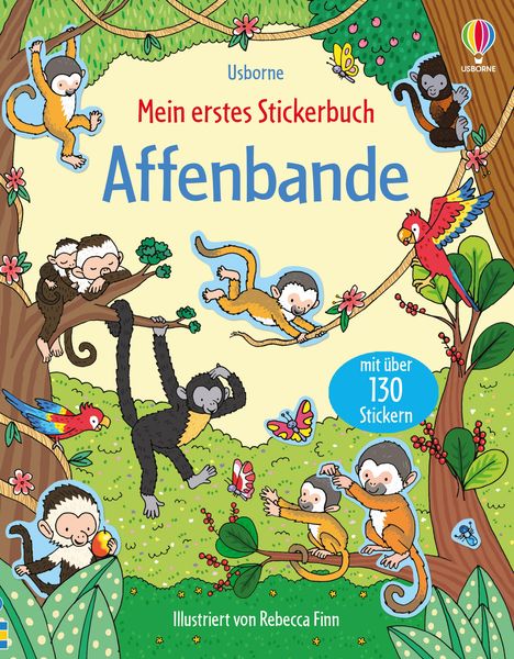 Jessica Greenwell: Mein erstes Stickerbuch: Affenbande, Buch