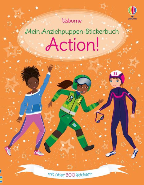 Fiona Watt: Mein Anziehpuppen-Stickerbuch: Action!, Buch