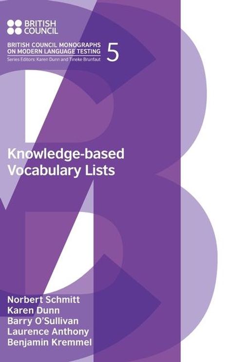 Norbert Schmitt: Knowledge-Based Vocabulary Lists, Buch