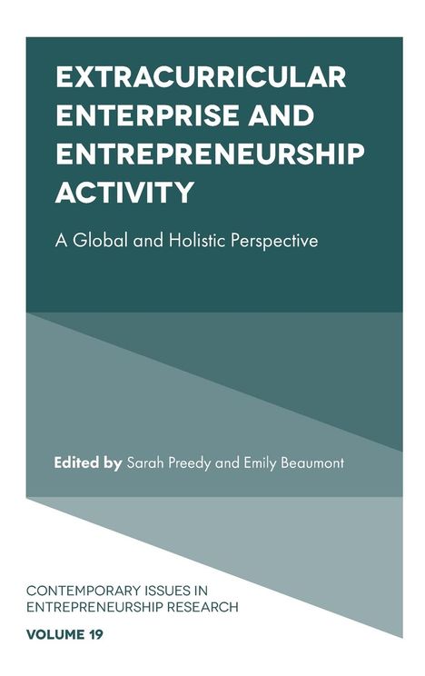 Sarah Preedy: Extracurricular Enterprise and Entrepreneurship Activity, Buch