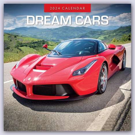 Red Robin Publishing Ltd.: Dream Cars 2024 Square Wall Calendar, Buch