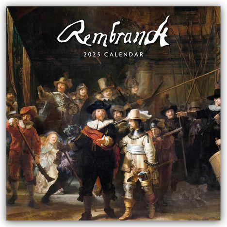 Robin Red: Rembrandt 2025 - 16-Monatskalender, Kalender