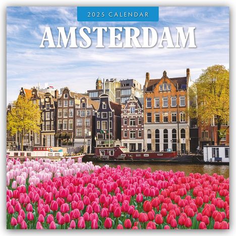 Amsterdam 2025 - 16-Monatskalender, Kalender