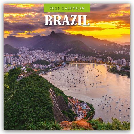 Brazil - Brasilien 2025 - 16-Monatskalender, Kalender