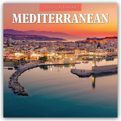 Mediterranean - Mittelmeer 2025 - 16-Monatskalender, Kalender