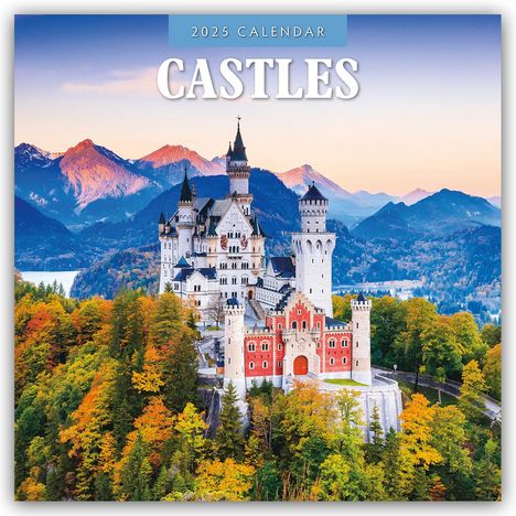 Castles - Burgen - Schlösser 2025 - 16-Monatskalender, Kalender