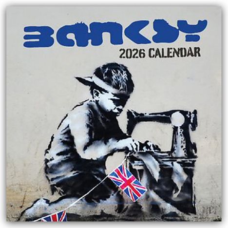 Robin Red: Banksy 2026 - 16-Monatskalender, Kalender