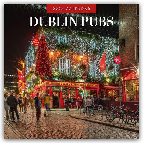 Robin Red: Dublin Pubs 2026 - 16-Monatskalender, Kalender